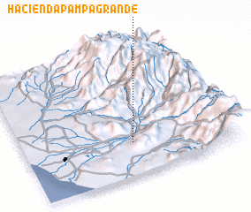 3d view of Hacienda Pampa Grande