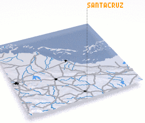 3d view of Santa Cruz