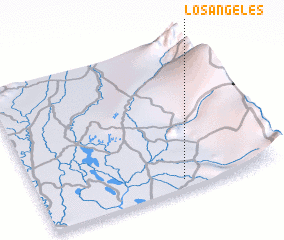 3d view of Los Ángeles