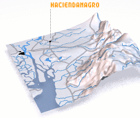 3d view of Hacienda Magro