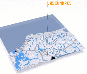 3d view of Las Cumbres