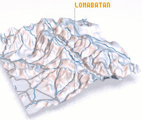 3d view of Loma Batán