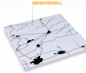 3d view of Andersons Mill