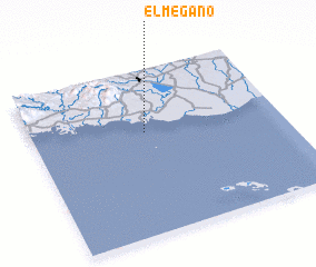 3d view of El Mégano