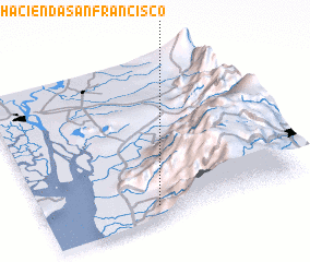 3d view of Hacienda San Francisco