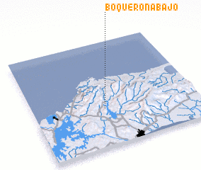 3d view of Boquerón Abajo