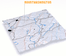 3d view of Mount Washington