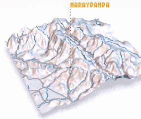 3d view of Maray Pampa