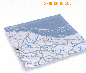 3d view of San Francisco