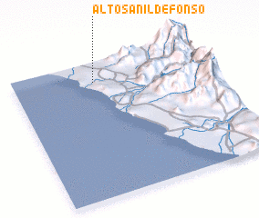 3d view of Alto San Ildefonso