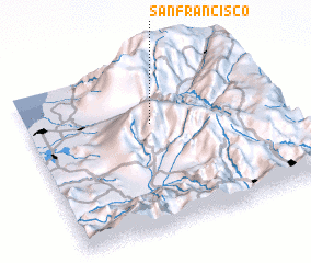 3d view of San Francisco