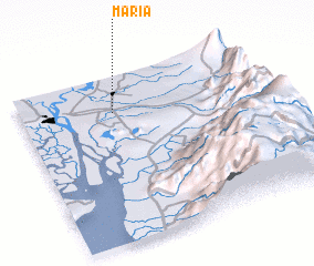 3d view of María
