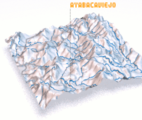 3d view of Ayabaca Viejo