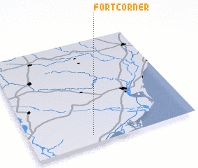 3d view of Fort Corner