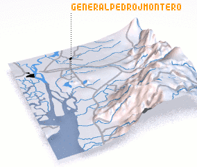 3d view of General Pedro J. Montero