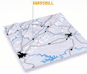 3d view of Rapps Mill