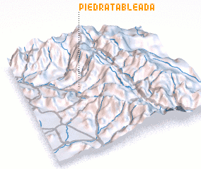 3d view of Piedra Tableada