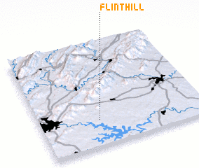 3d view of Flint Hill