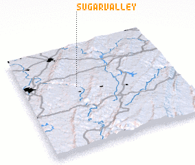 3d view of Sugar Valley