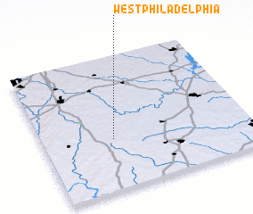 3d view of West Philadelphia