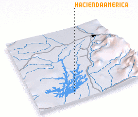 3d view of Hacienda América