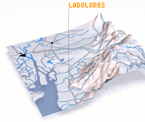 3d view of La Dolores