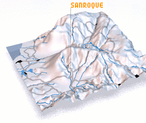 3d view of San Roque