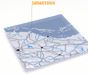 3d view of San Antonio