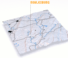 3d view of Rowlesburg