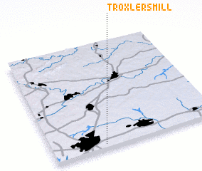 3d view of Troxlers Mill