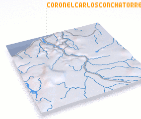 3d view of Coronel Carlos Concha Torres