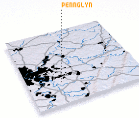 3d view of Penn Glyn