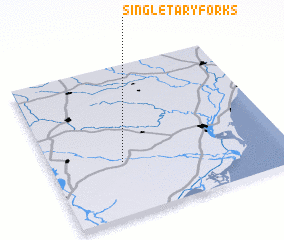 3d view of Singletary Forks