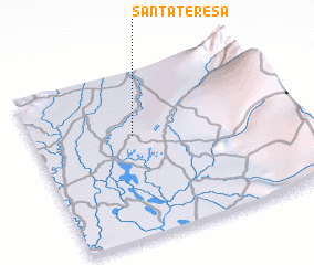 3d view of Santa Teresa