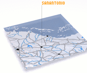 3d view of San Antonio