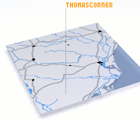 3d view of Thomas Corner