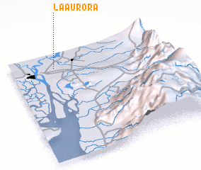 3d view of La Aurora