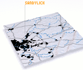 3d view of Sandy Lick