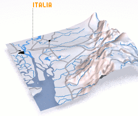 3d view of Italia