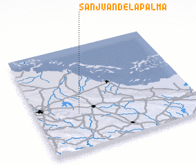 3d view of San Juan de la Palma