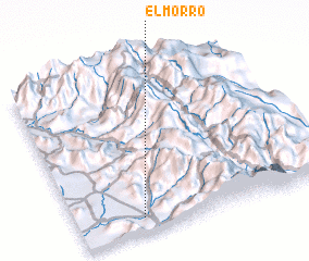 3d view of El Morro