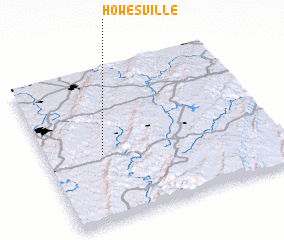 3d view of Howesville