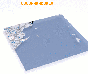 3d view of Quebrada Rodeo