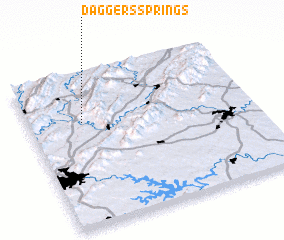 3d view of Daggers Springs