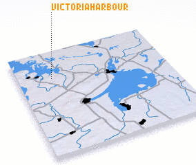 3d view of Victoria Harbour