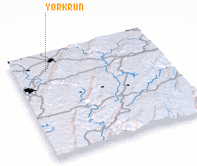 3d view of York Run