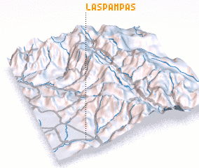 3d view of Las Pampas