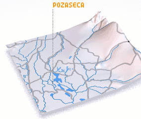 3d view of Poza Seca