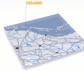 3d view of San Juan