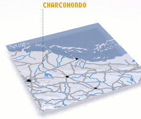 3d view of Charco Hondo